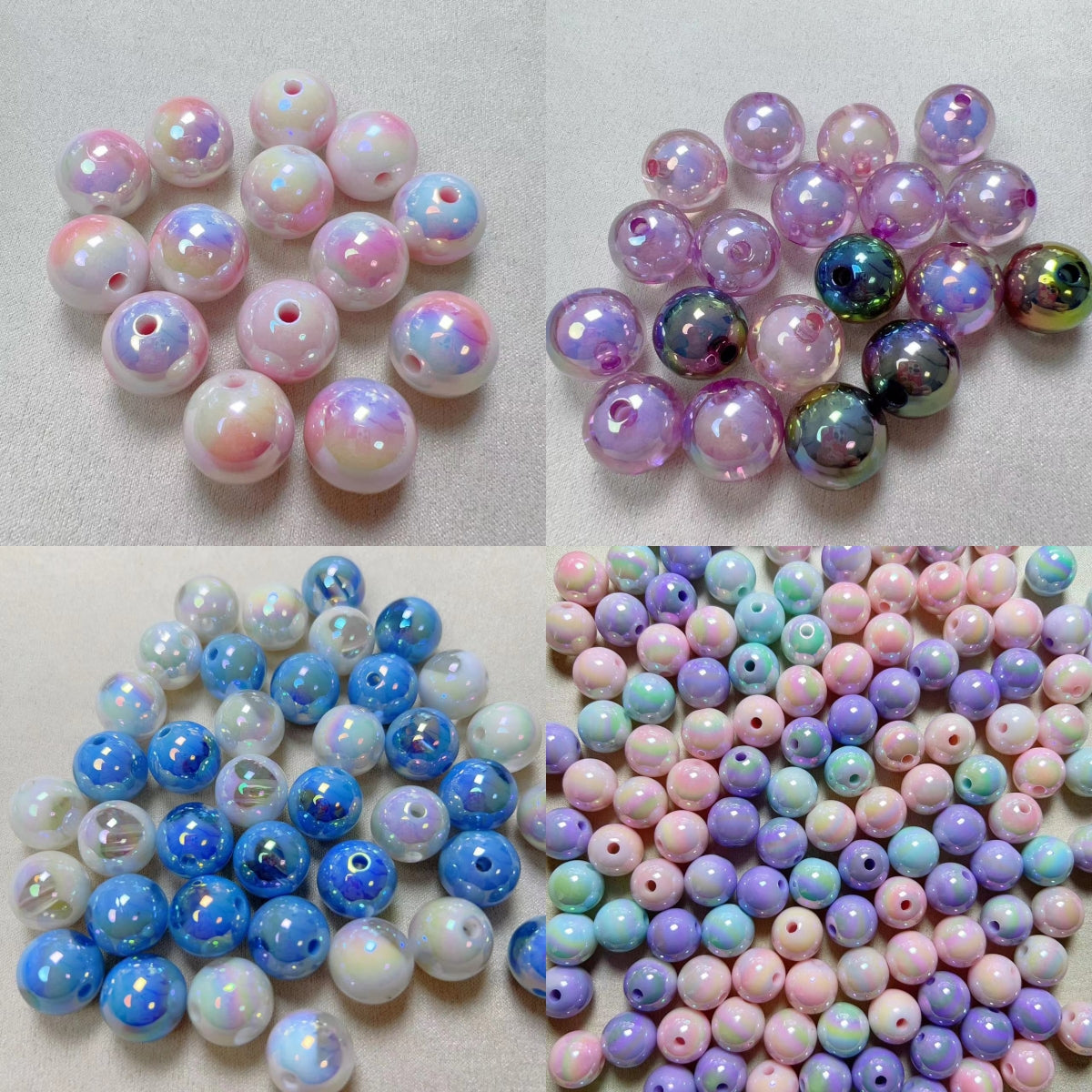 Wholesale Shiny Colorful Resin Beads For DIY,Phone Chain, Bracelet
